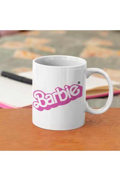 Barbie Baskılı Kupa Bardak Barbie Baskılı Kupa Bardak