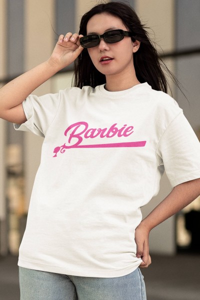 Barbie Girl Beyaz Tişört