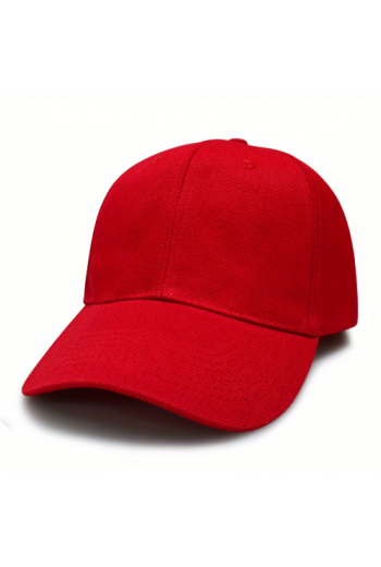 Basic Düz kırmızı Renk Unisex Şapka Cap