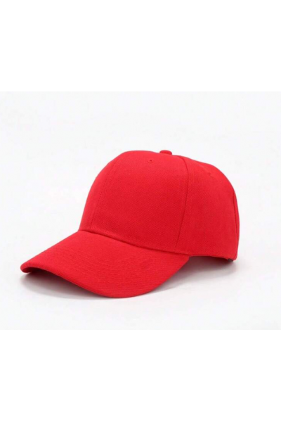 Basic Düz kırmızı Renk Unisex Şapka Cap Basic Düz kırmızı Renk Unisex Şapka Cap
