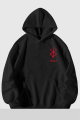 Berserk Logo Ön - Arka Baskılı Kapşonlu Sweatshirt