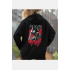 Berserk Ön Arka Baskılı Red Desing Kapşonlu Sweatshirt