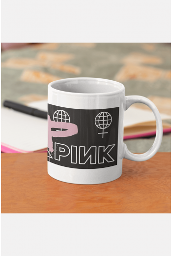 Black Pink Beyaz Kupa Black Pink Beyaz Kupa