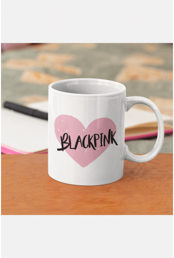 Black Pink Pembe Kalpli Kupa Bardak Black Pink Pembe Kalpli Kupa Bardak