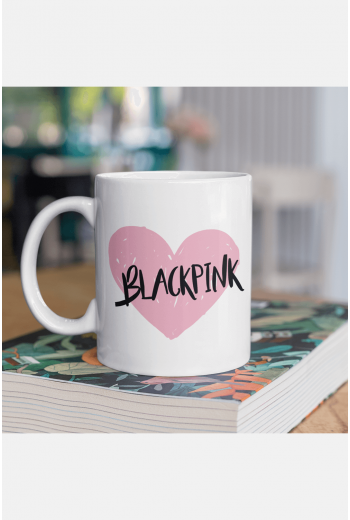 Black Pink Pembe Kalpli Kupa Bardak Black Pink Pembe Kalpli Kupa Bardak
