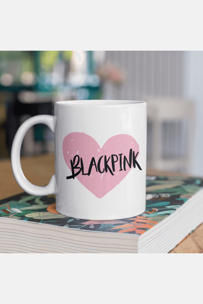 Black Pink Pembe Kalpli Kupa Bardak Black Pink Pembe Kalpli Kupa Bardak
