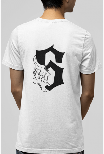 Bleach Grimmjow 6 Ön Arka Baskılı Beyaz Tişört  Bleach Grimmjow 6 Ön Arka Baskılı Beyaz Tişört