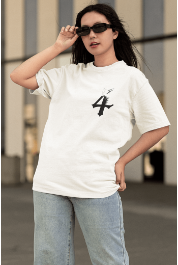 Bleach Ulqiorra 4 Ön Arka Baskılı Beyaz Tişört  Bleach Ulqiorra 4 Ön Arka Baskılı Beyaz Tişört