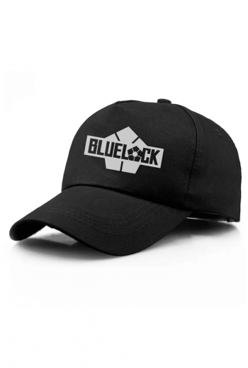Blue Lock Logo Siyah Şapka Blue Lock Logo Siyah Şapka