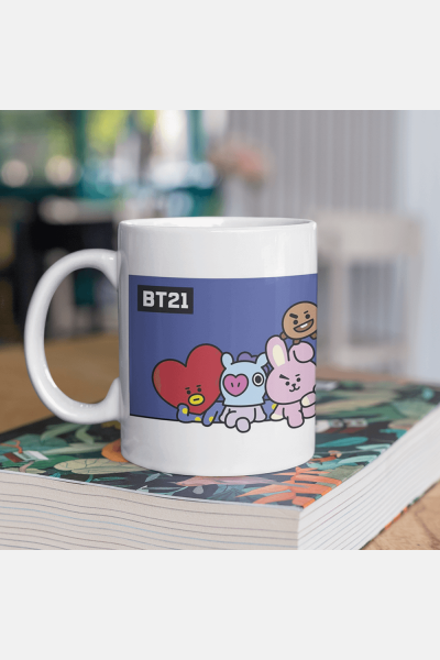 BT21 Beyaz Kupa