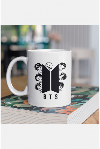 Bts Logo Kupa Bardak Bts Logo Kupa Bardak