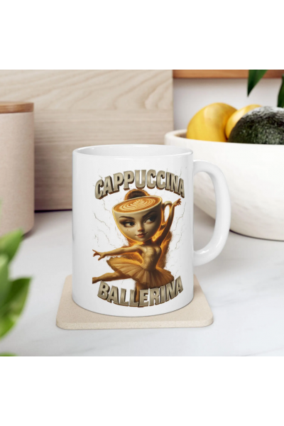 Cappuccina Ballerina Kupa Bardak Cappuccina Ballerina Kupa Bardak