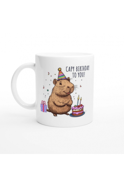 Capybara Birthday To You Kupa Bardak Capybara Birthday To You Kupa Bardak