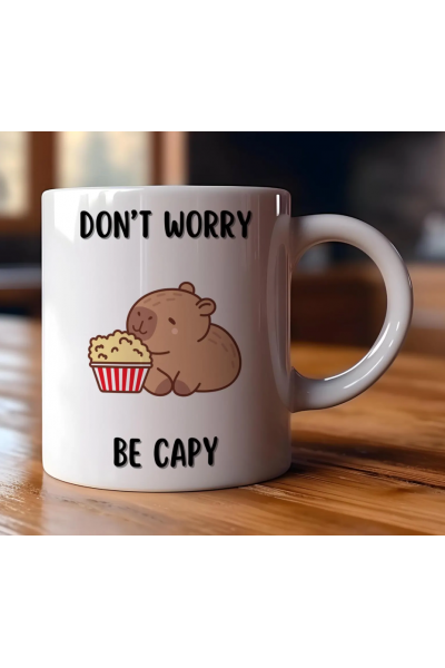 Capybara Dont Worry Kupa Bardak Capybara Dont Worry Kupa Bardak