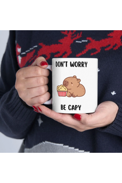 Capybara Dont Worry Kupa Bardak Capybara Dont Worry Kupa Bardak