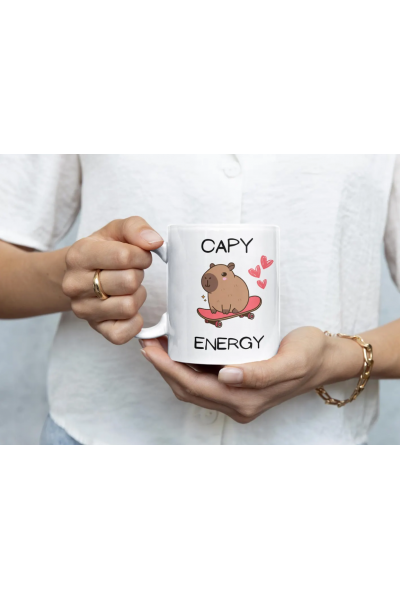 Capybara Energy Kupa Bardak