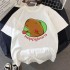 Capybara Happy Beyaz T-shirt