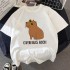 Capybaras Rock Beyaz T-shirt