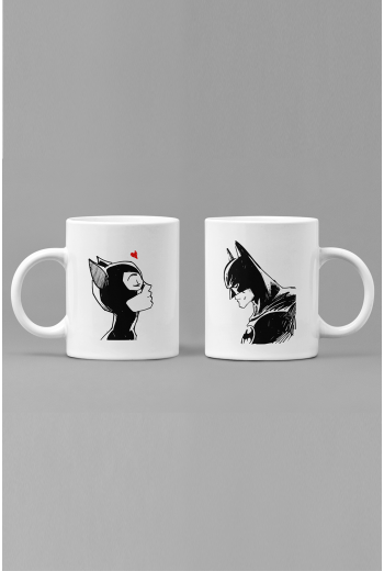 Catwoman ve Batman Sevgili/Çift/Arkadaş 2'li Kupa Bardak Seti Catwoman ve Batman Sevgili/Çift/Arkadaş 2'li Kupa Bardak Seti