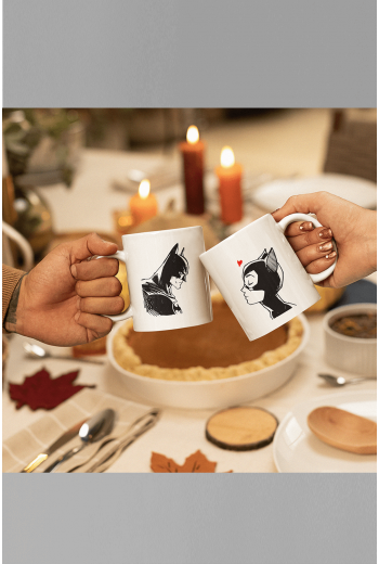 Catwoman ve Batman Sevgili/Çift/Arkadaş 2'li Kupa Bardak Seti Catwoman ve Batman Sevgili/Çift/Arkadaş 2'li Kupa Bardak Seti