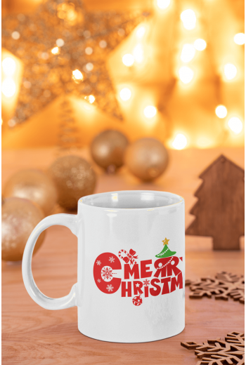 Christmas Yazılı Yeni Yıl Kupası New Year Kupa Bardak