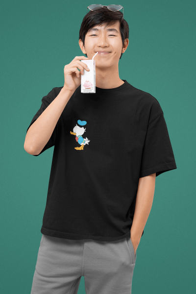 Daisy ve Donald Duck Sevgili/Çift/Arkadaşlık 2'li Tişört Seti