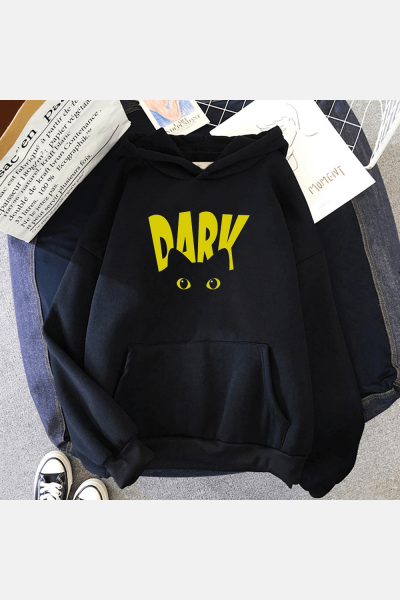 Dark Cat Kapşonlu Sweatshirt Dark Cat Kapşonlu Sweatshirt