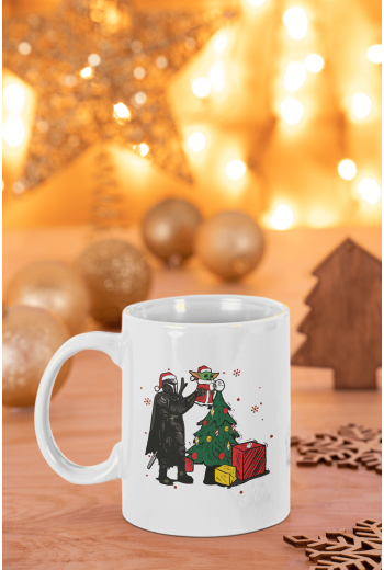 Darth Vader Baby Yoda Yılbaşı Kupa Bardak Darth Vader Baby Yoda Yılbaşı Kupa Bardak