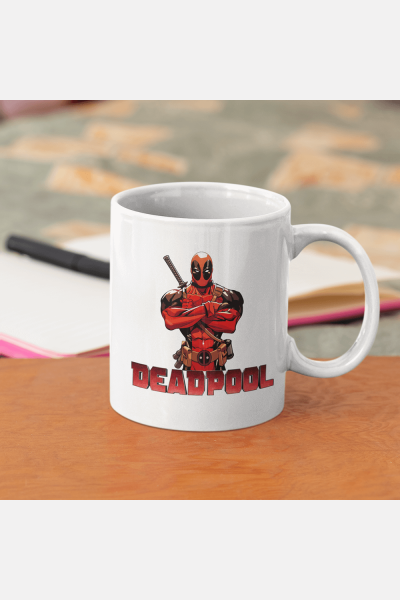 Deadpool Beyaz Kupa