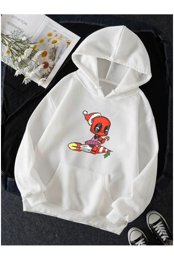 Deadpool Yeni Yıl Kapşonlu Sweatshirt  Deadpool Yeni Yıl Kapşonlu Sweatshirt