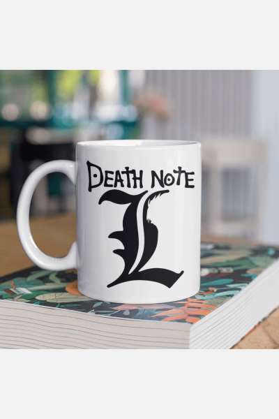 Death Note L Beyaz Kupa