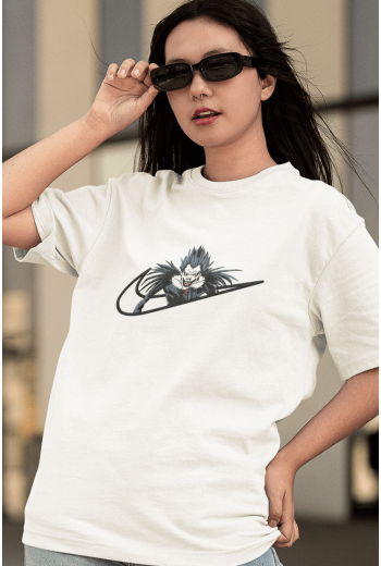 Death Note Ryuk Minimal Logo Beyaz Tişört Death Note Ryuk Minimal Logo Beyaz Tişört