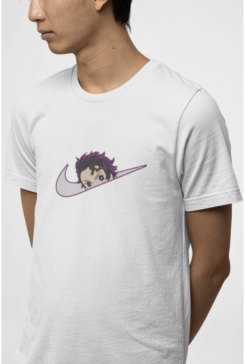 Demon Slayer Tanjiro Minimal Logo Tişört