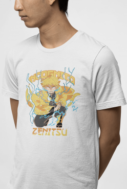 Demon Slayer Zenitsu İncognito Tişört Demon Slayer Zenitsu İncognito Tişört
