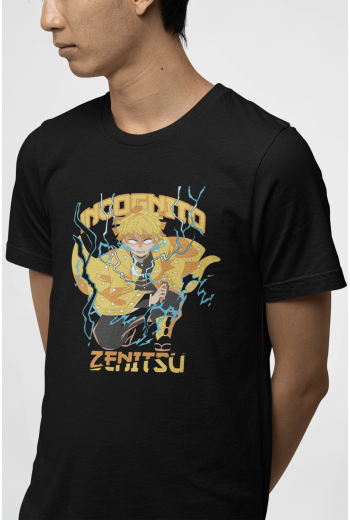 Demon Slayer Zenitsu İncognito Tişört Demon Slayer Zenitsu İncognito Tişört