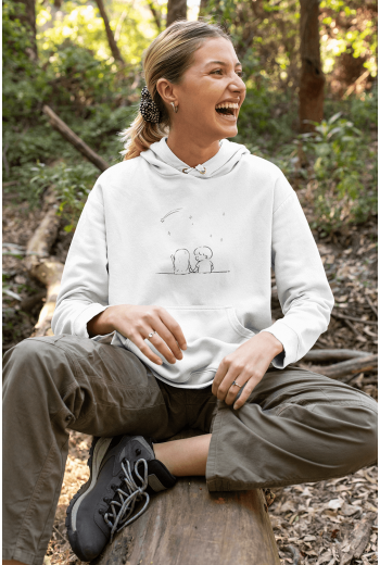 Dilek Tutan Sevgili/Çift/Arkadaşlık 2'li Kapşonlu Sweatshirt Seti Dilek Tutan Sevgili/Çift/Arkadaşlık 2'li Kapşonlu Sweatshirt Seti