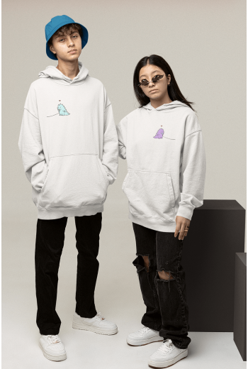 Dinazorlar Sevgili/Çift/Arkadaşlık 2'li Kapşonlu Sweatshirt Seti Dinazorlar Sevgili/Çift/Arkadaşlık 2'li Kapşonlu Sweatshirt Seti