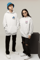 Donald Duck ve Daisy Duck Sevgili/Çift/Arkadaşlık 2'li Kapşonlu Sweatshirt Seti