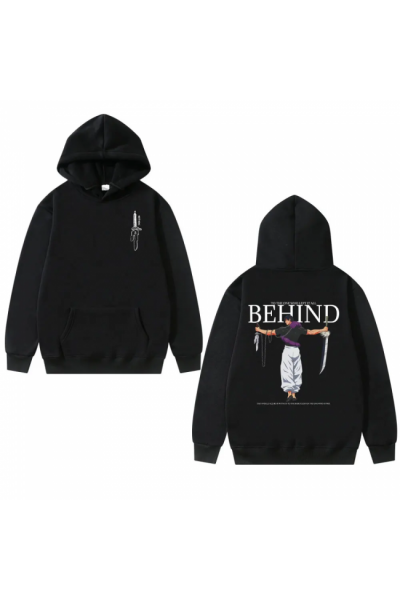 Fushiguro Toji Behind Kapşonlu Sweatshirt Fushiguro Toji Behind Kapşonlu Sweatshirt