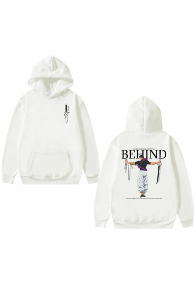 Fushiguro Toji Behind Kapşonlu Sweatshirt Fushiguro Toji Behind Kapşonlu Sweatshirt