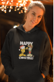 Garfield Happy Christmas Kapşonlu Sweatshirt