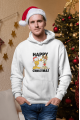 Garfield Happy Christmas Kapşonlu Sweatshirt