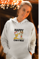 Garfield Happy Christmas Kapşonlu Sweatshirt