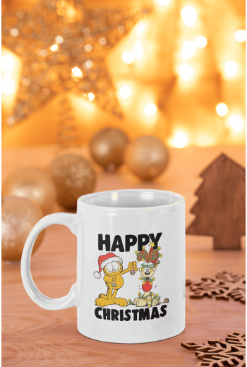 Garfield Happy Christmas Kupa Bardak Garfield Happy Christmas Kupa Bardak