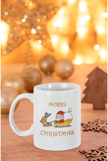 Geyik Noel Baba Kupa Bardak Geyik Noel Baba Kupa Bardak