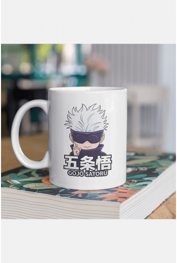Gojo Satoru Chibi Kupa Bardak Gojo Satoru Chibi Kupa Bardak