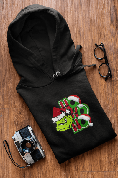 Grinch Hohoho Yenı Yıl Kapşonlu Sweatshirt