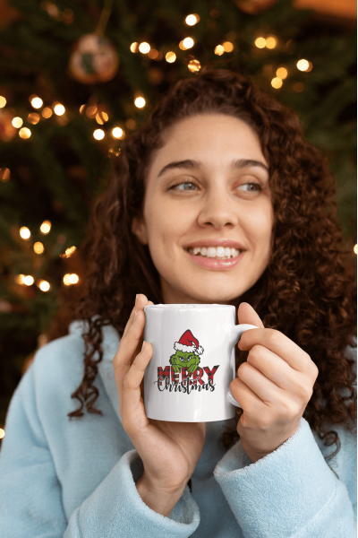 Grinch Merry Christmas Kupa Bardak Grinch Merry Christmas Kupa Bardak