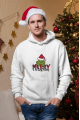 Grinch Merry Christmas Yeni Yıl Kapşonlu Sweatshirt