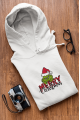 Grinch Merry Christmas Yeni Yıl Kapşonlu Sweatshirt